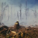 Incendio forestal en Hermisende obliga a evacuar Castromil y San Ciprián