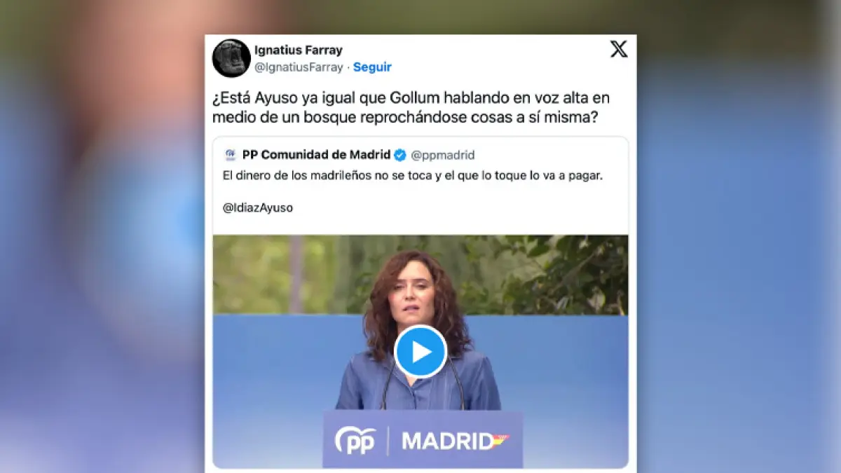 Ayuso asegura que el dinero de los madrileños no se tocará tras polémico comentario