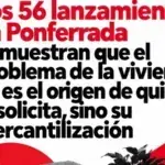 El Partido Comunista cifra en 56 los desalojos por impagos en el Bierzo