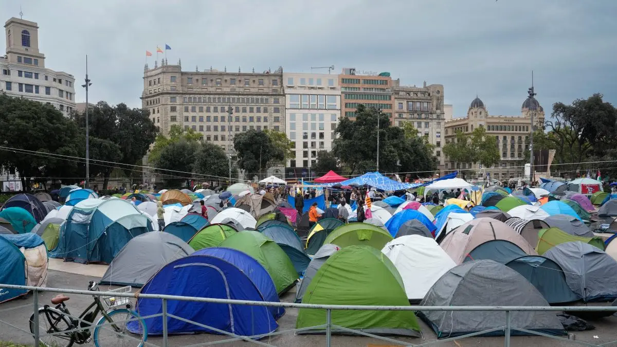 El Sindicat de Llogateres abandona la acampada de Barcelona