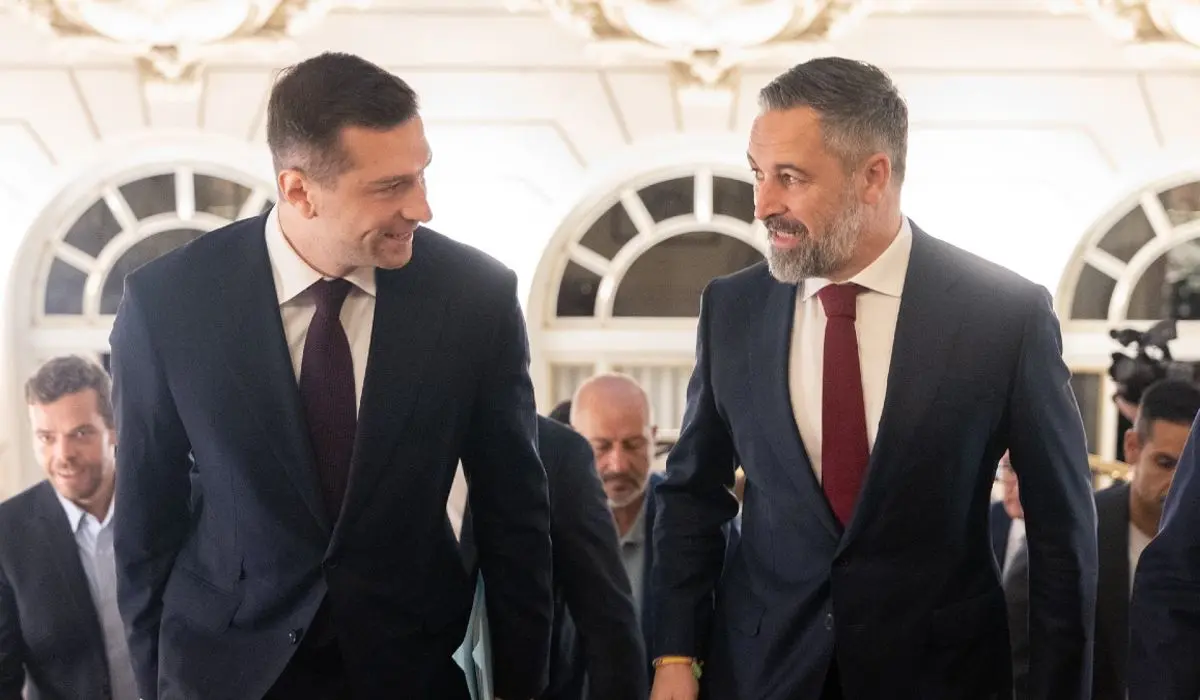 Bardella y Abascal oficializan agenda migratoria y económica en Madrid