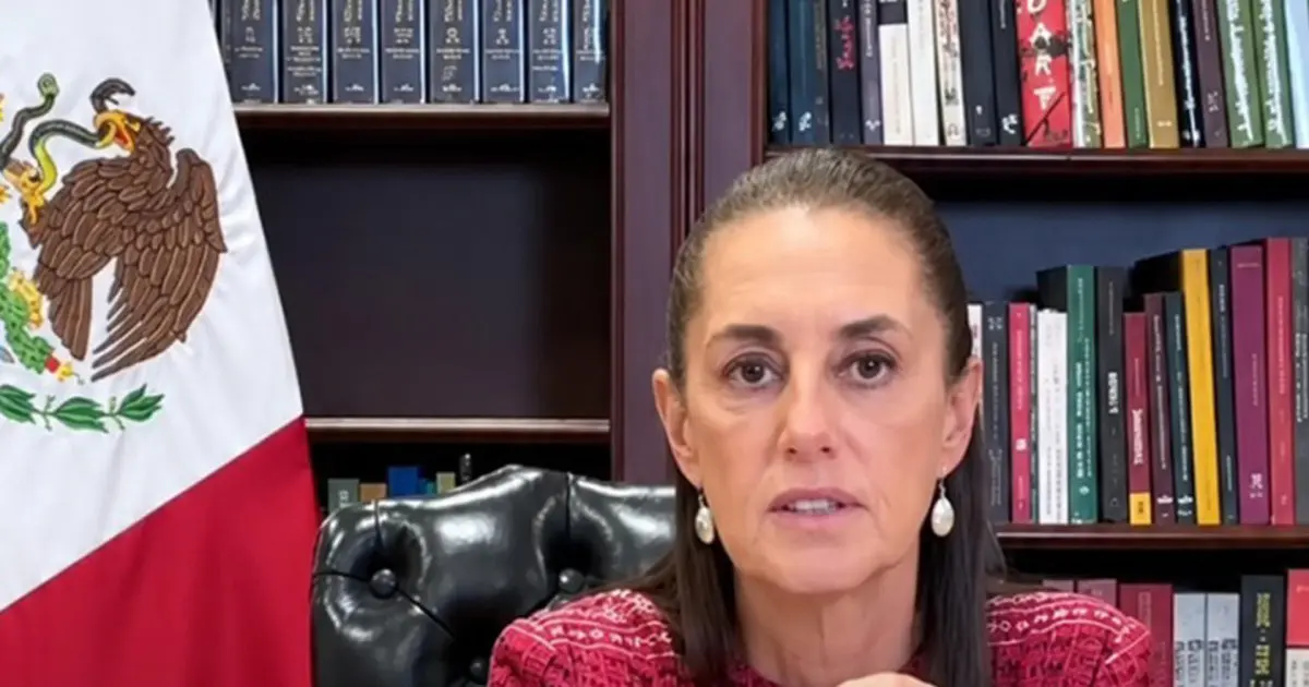 La presidenta Claudia Sheinbaum asegura que es falso el rumor