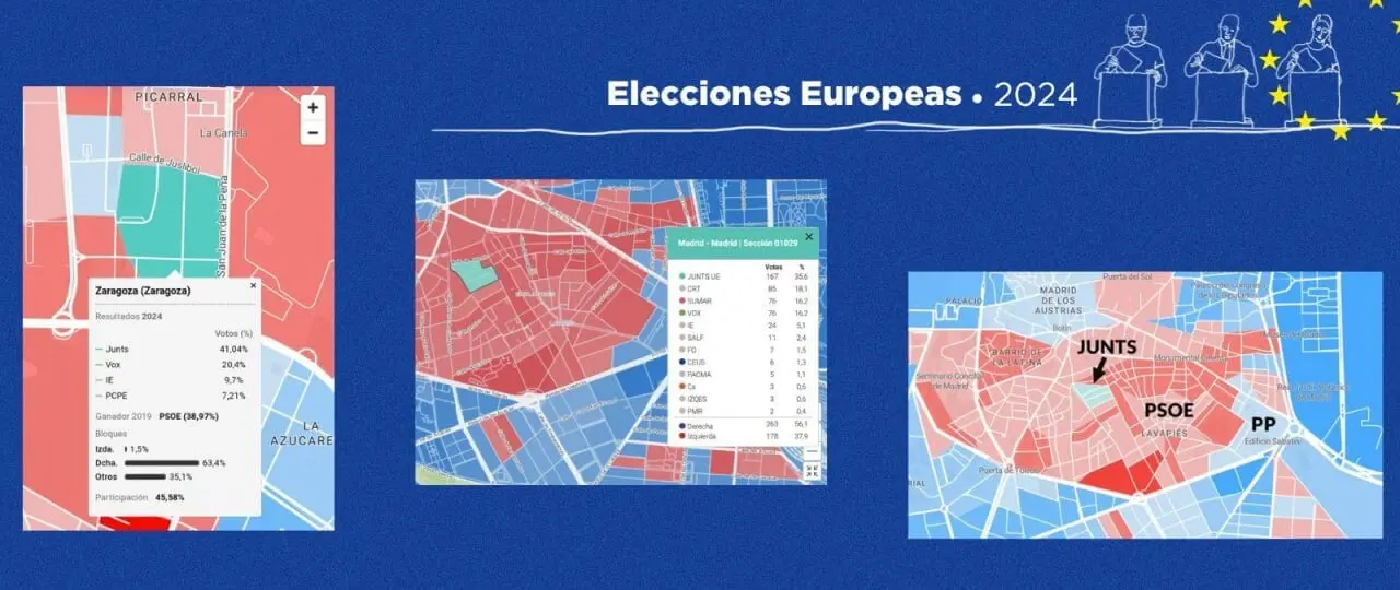 El Tribunal Madrid corrige datos mostrando a Junts 41% en Zaragoza