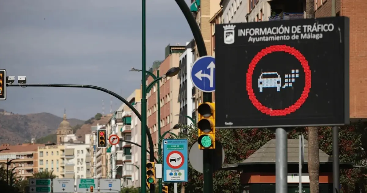 El Ayuntamiento de Málaga elimina las multas de la ZBE
