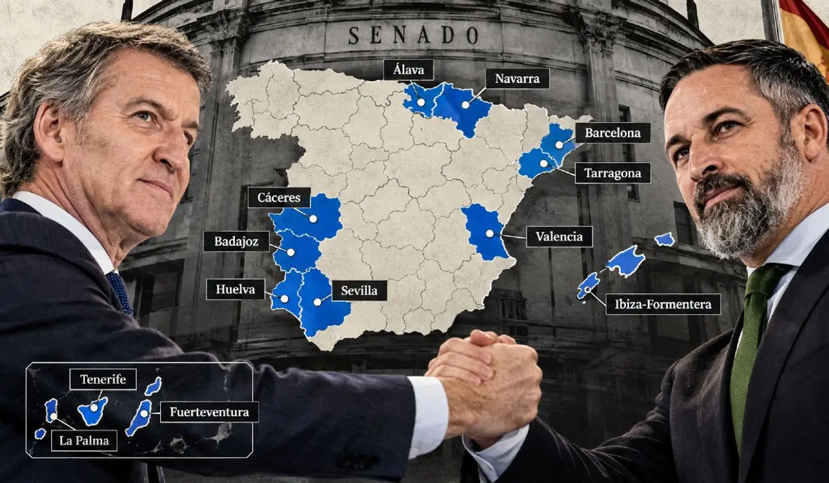 El PP y Vox pactan listas conjuntas para ganar hasta 15 senadores