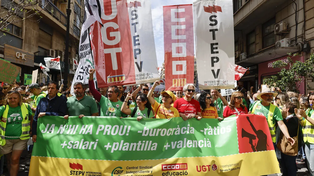Los sindicatos valencianos proponen una huelga el 11 de noviembre