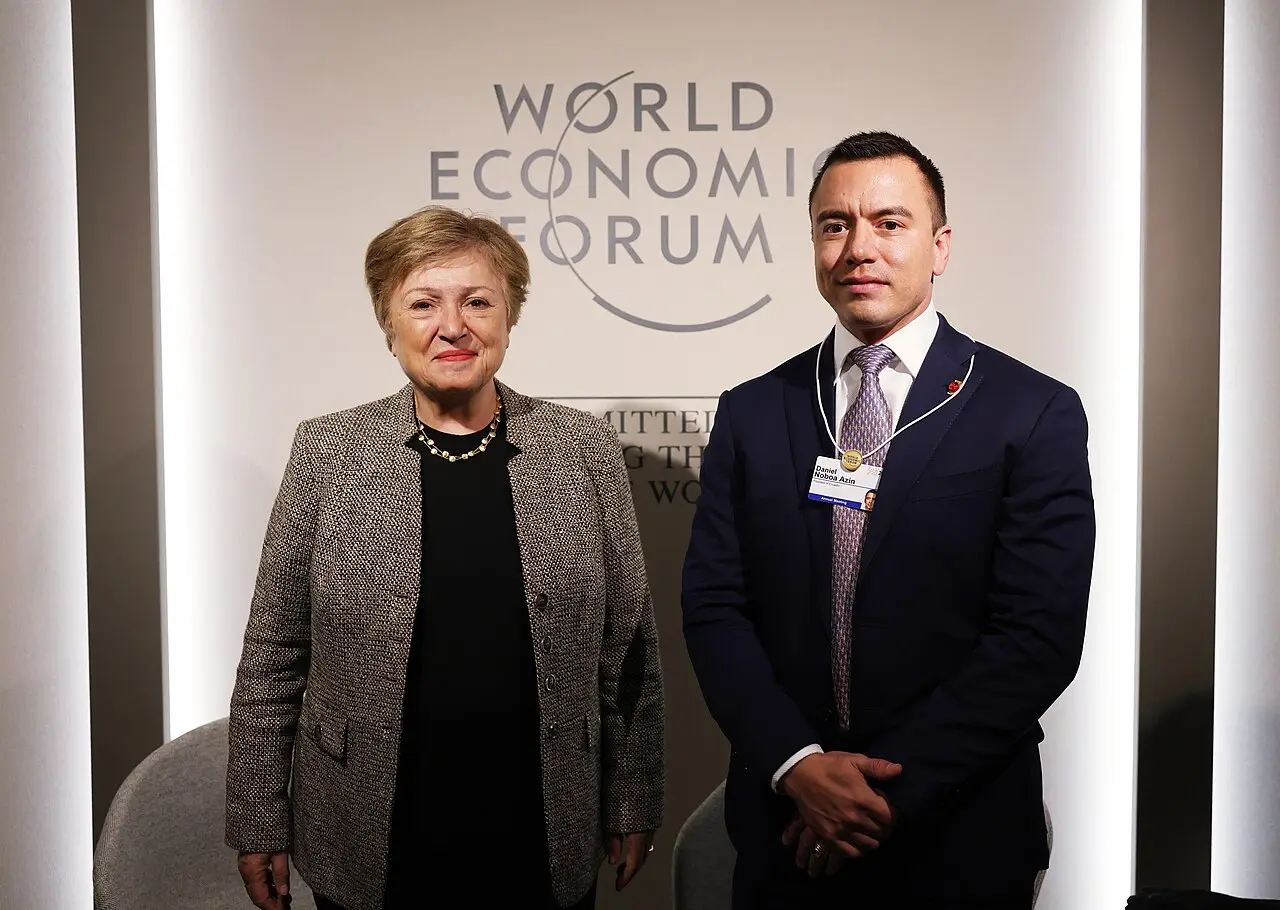 REUNIÓN CON KRISTALINA GEORGIEVA, DIRECTORA GENERAL DEL FONDO MONETARIO INTERNACIONAL FMI. DAVOS, 20 DE ENERO DE 2026.