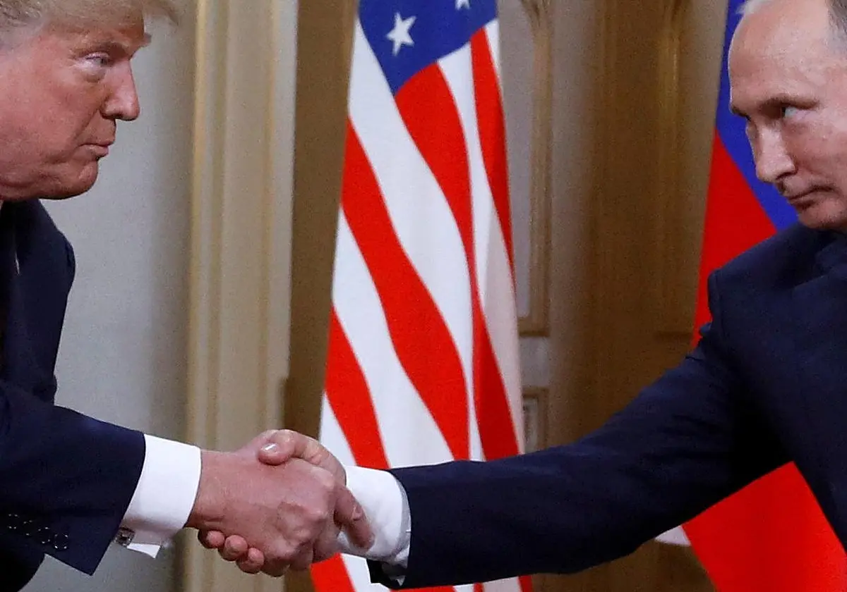 El presidente Trump y su homólogo ruso, Vladímir Putin El presidente Trump y su homólogo ruso, Vladímir Putin. (Reuters)