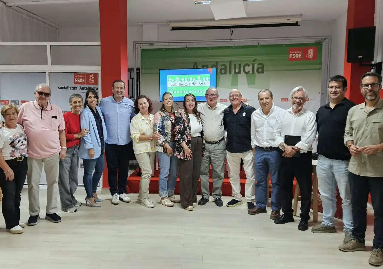 Acto del PSOE en Antequera con jubilados del SAS / PSOE Antequera