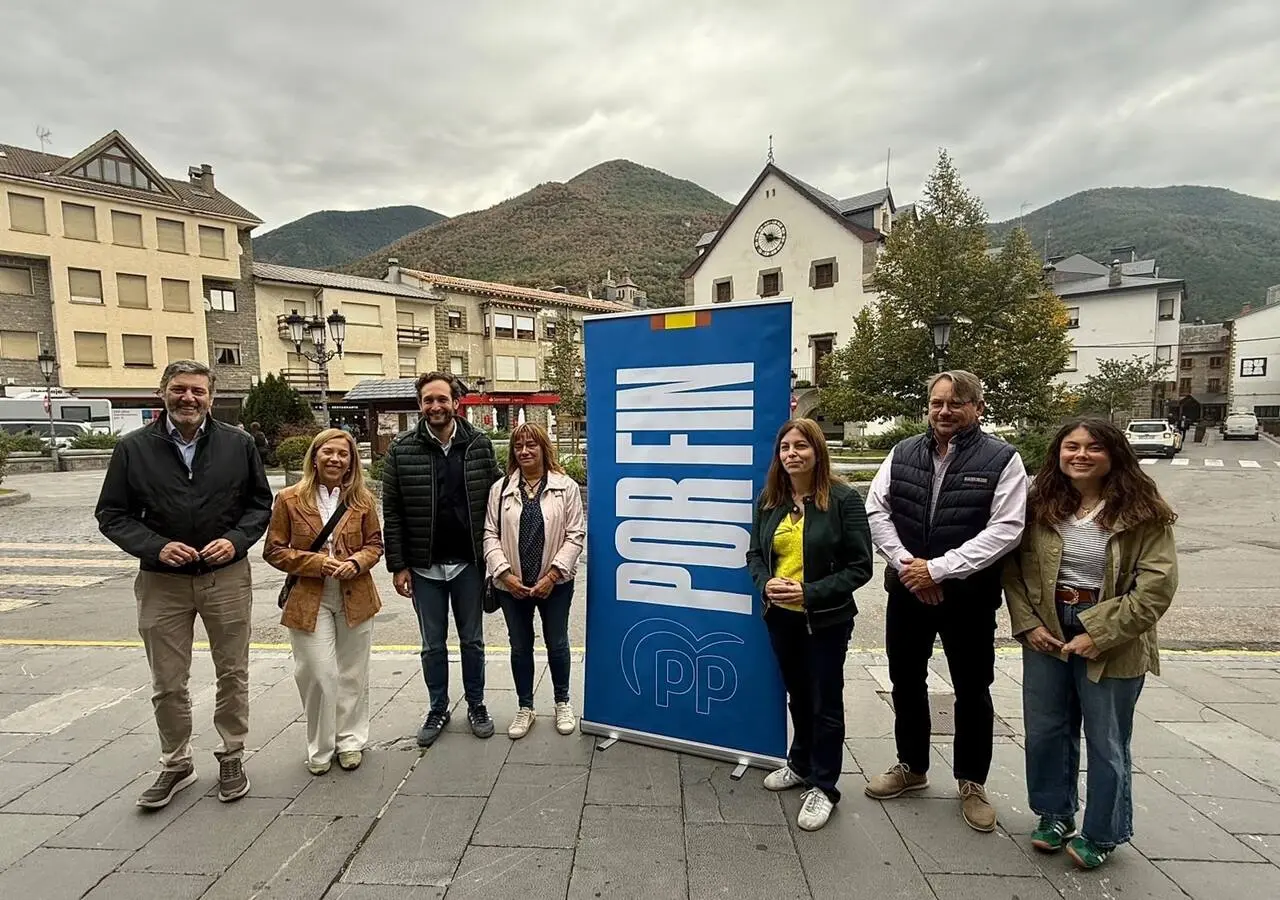 El PP reivindica su gestión en la provincia de Huesca desde Biescas