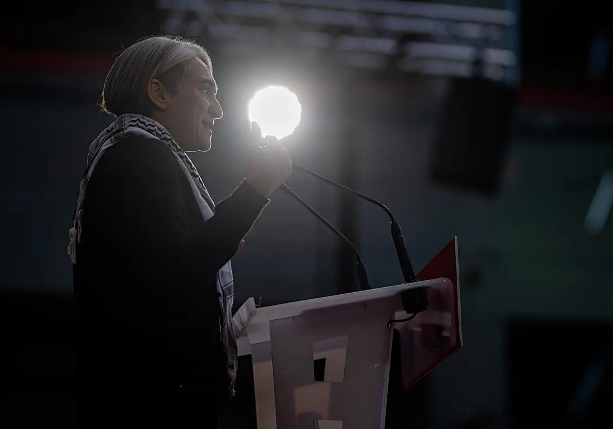 Ada Colau, durante una asamblea de Catalunya en Comú en 2024. Ada Colau, durante una asamblea de Catalunya en Comú en 2024. (