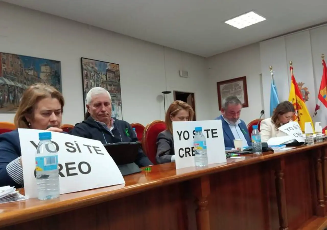 Imagen de archivo del pleno ordinario de enero de 2025 en el que el PP pidió la creación de una comisión investigadora del 'c