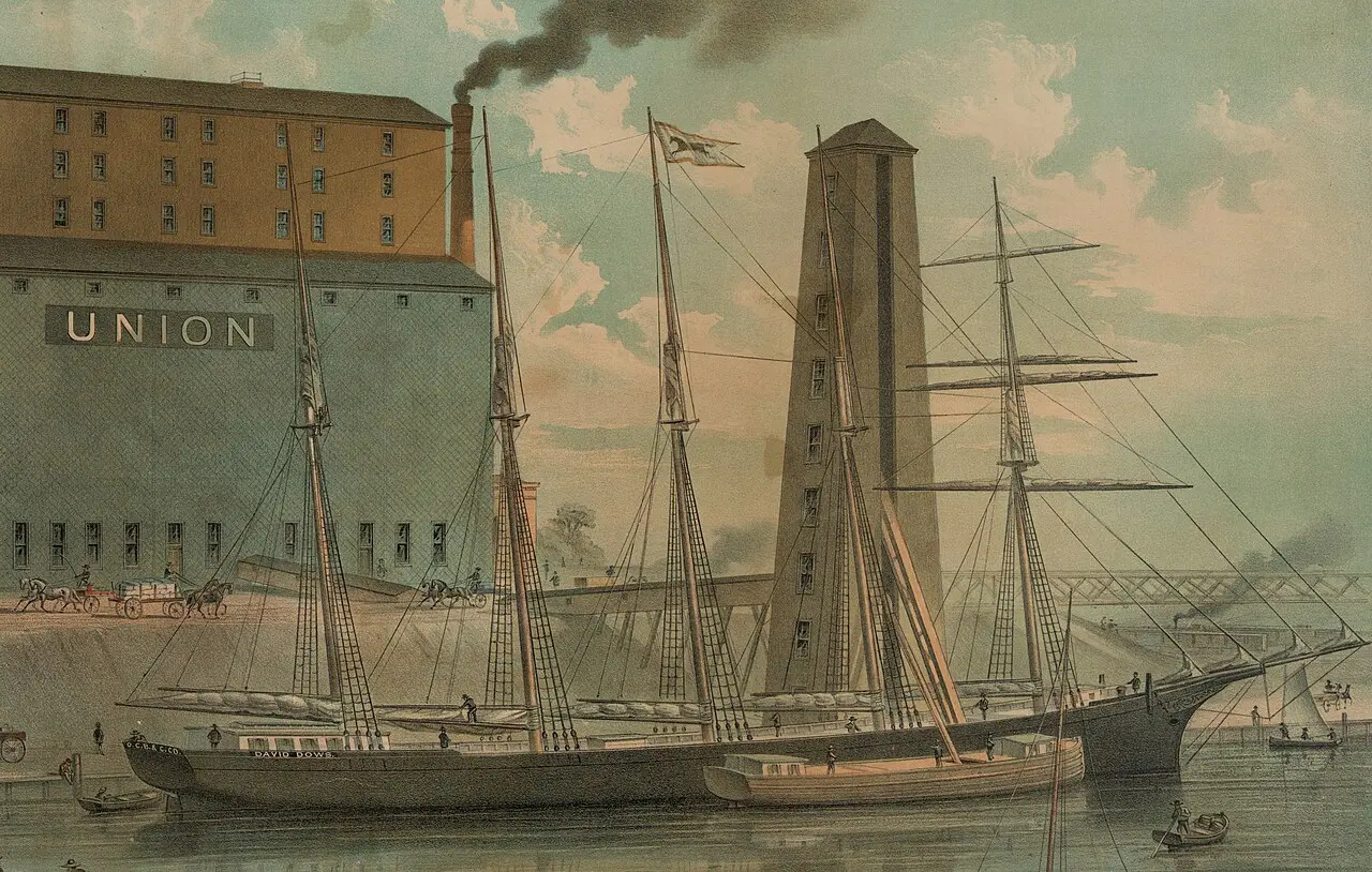 David Dows (schooner) - Union Railroad Elevator Company, Toledo, Ohio