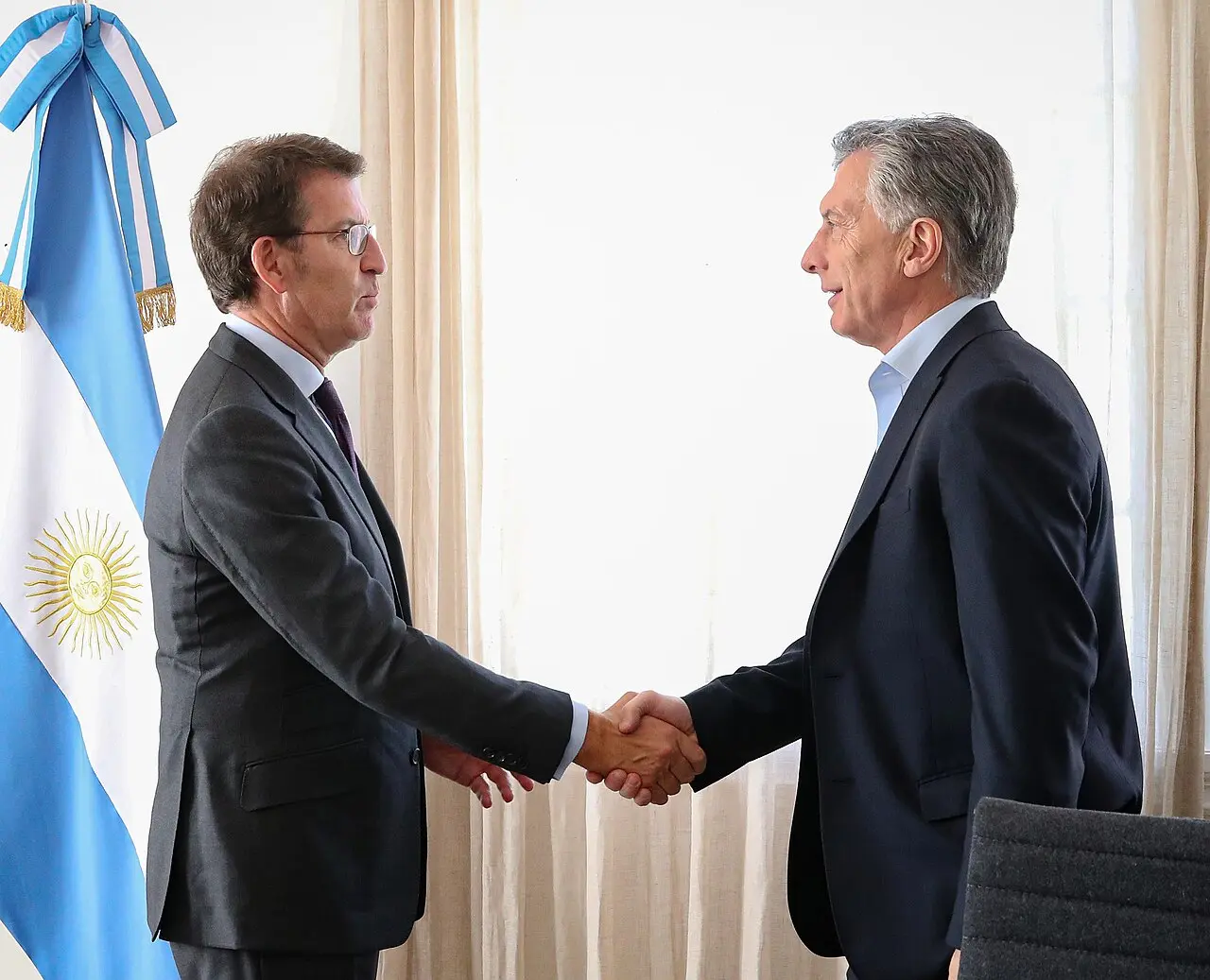 Mauricio Macri recibe a Alberto Núñez Feijóo 01
