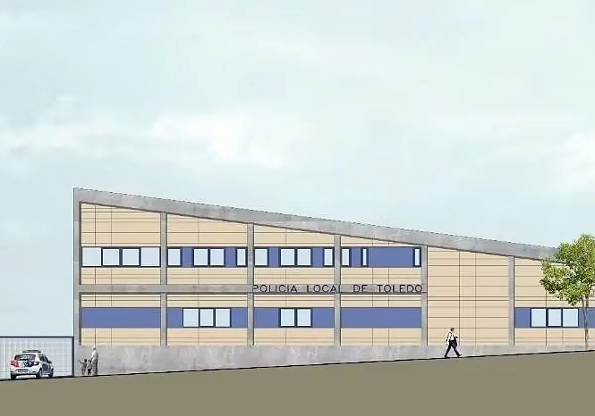 Proyecto del nuevo cuartel de la Policía Local de Toledo. Proyecto del nuevo cuartel de la Policía Local de Toledo. (ABC)