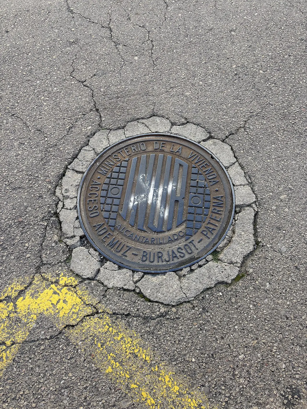 Alcantarillado. Ministerio de la Vivienda, Acceso Ademuz, Burjassot, Valencia