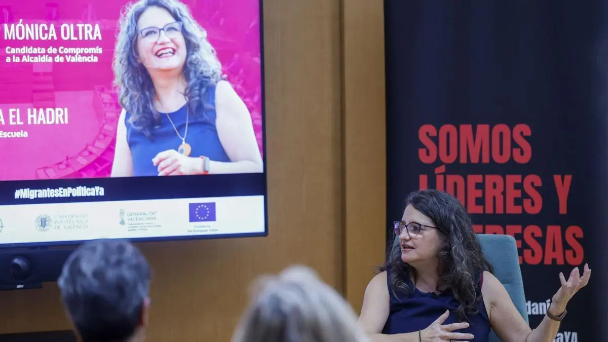 Mónica Oltra abrirá en el Carme una oficina sin siglas para su candidatura a la Alcaldía de València