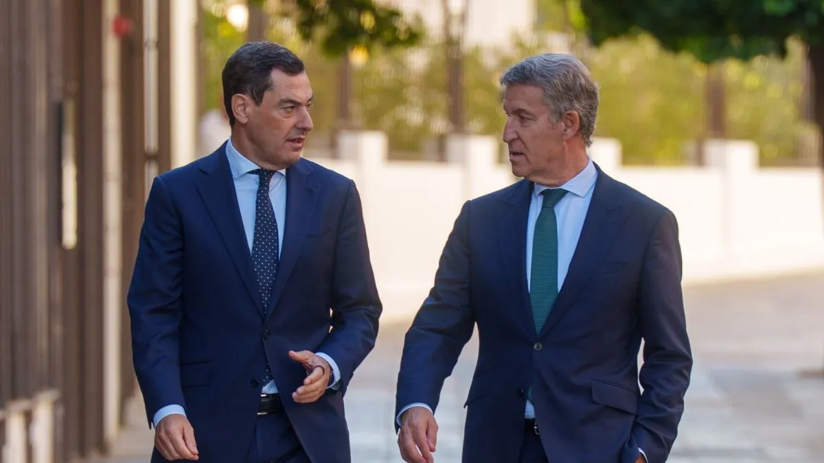 Moreno pide a Feijóo poner fin al «maltrato» de Sánchez a Andalucía en infraestructuras