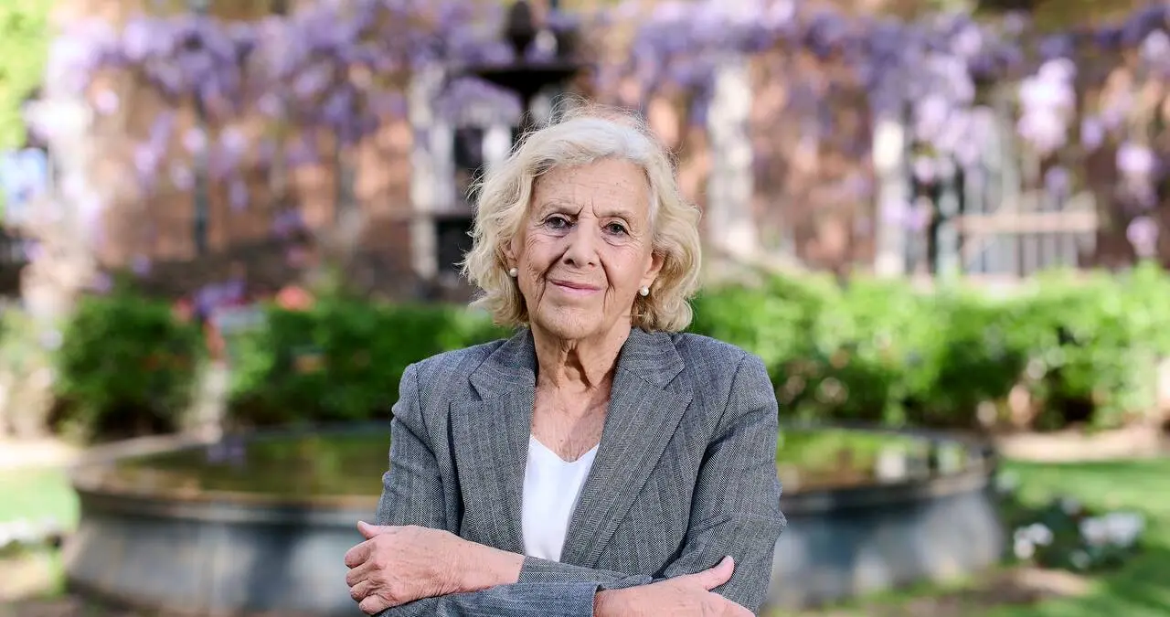 MADRID, SPAIN - APRIL 10: Manuela Carmena poses for portraits before the presentation of her book ‘Imaginar La Vida’ at the O