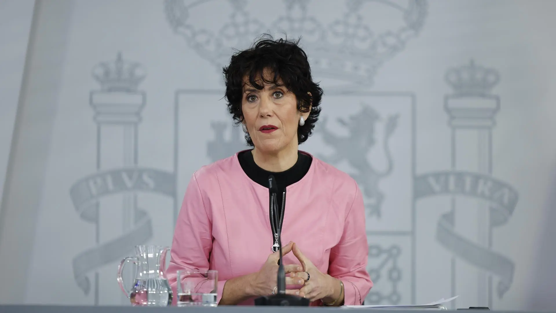 La ministra de Inclusión, Seguridad Social y Migraciones y portavoz del Gobierno, Elma Saiz.