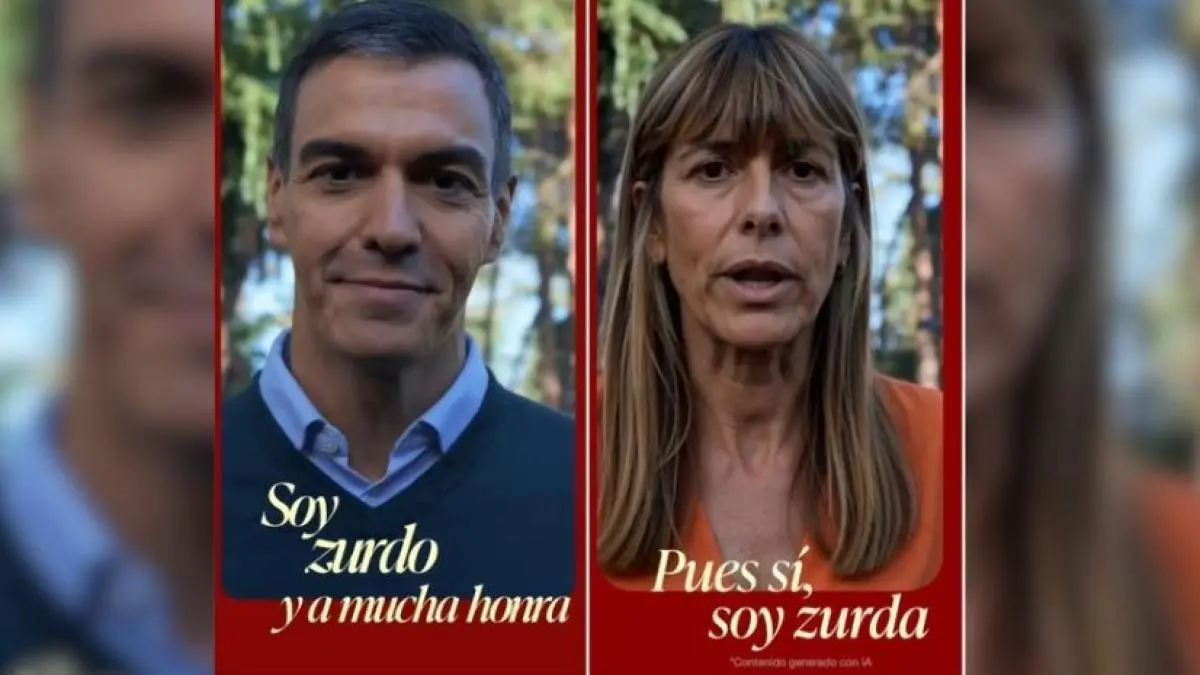 El PP usa con IA la imagen y la voz de socialistas o exsocialistas admitiendo delitos