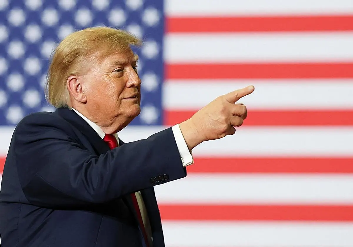 Donald Trump, durante su mitin en Carolina del Sur. Donald Trump, durante su mitin en Carolina del Sur. (Reuters)