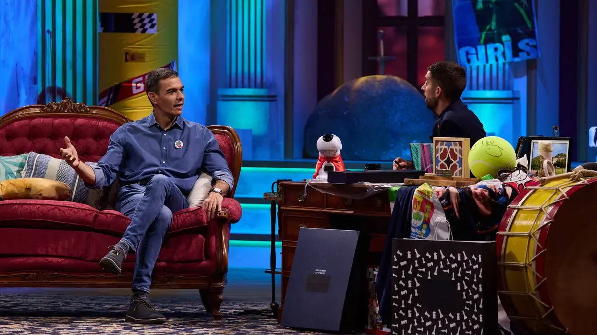Sánchez dice en La Revuelta que no se siente identificado con las opiniones de Felipe González