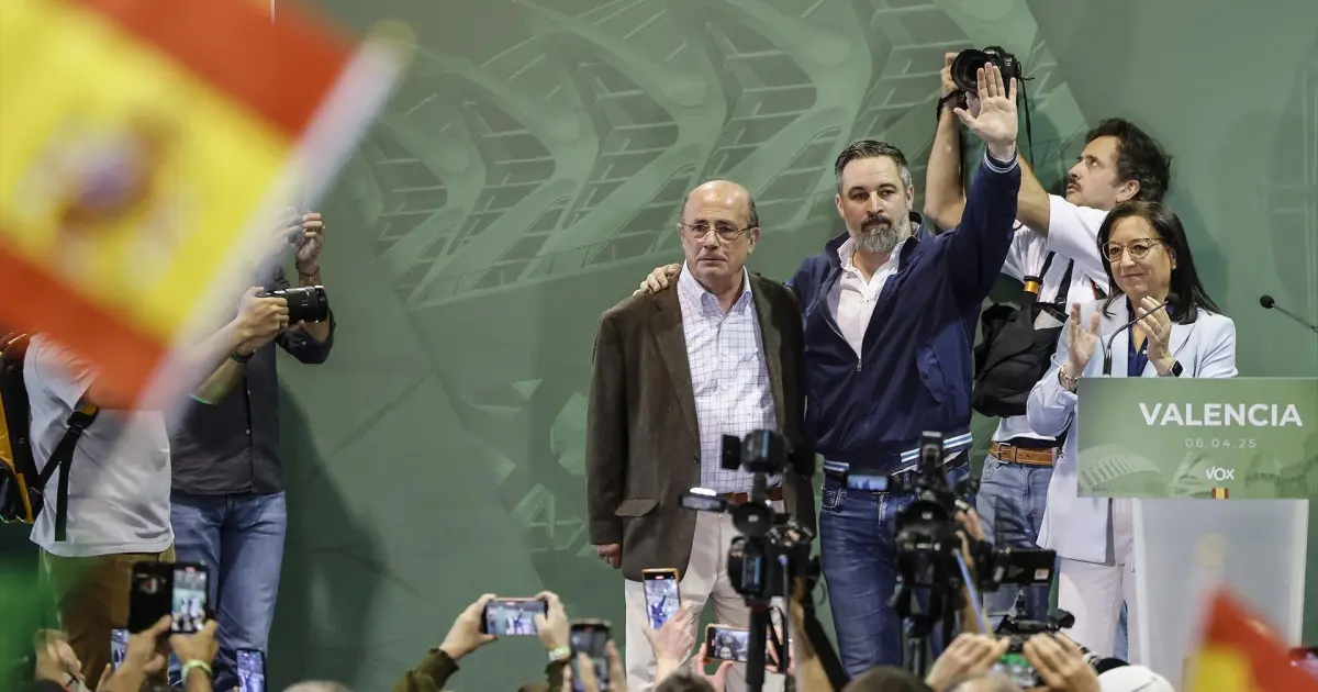 Vox prepara un gran mitin con Abascal en Feria Valencia espoleado por las encuestas electorales para el 29-N