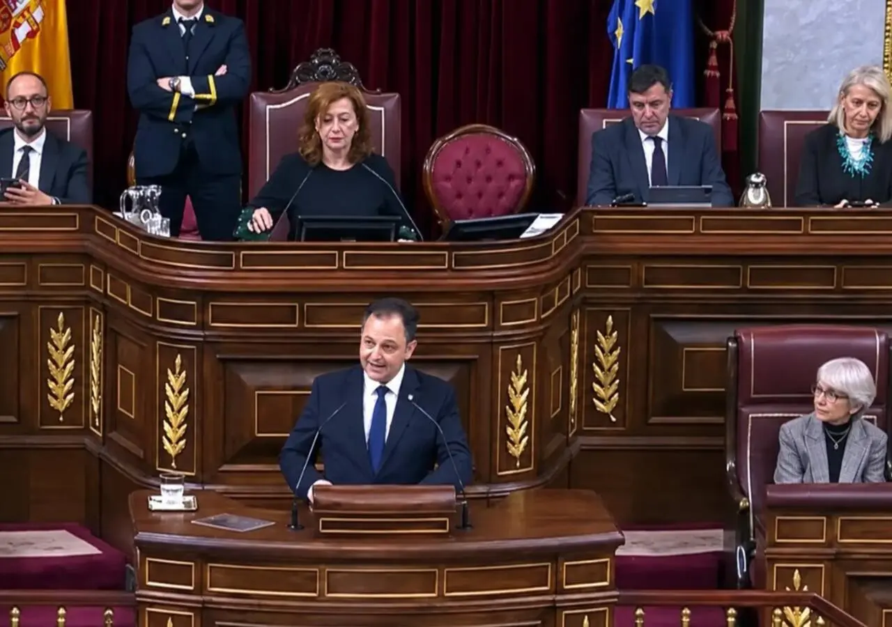 Córdoba durante una intervención en el Congreso / Cadena SER