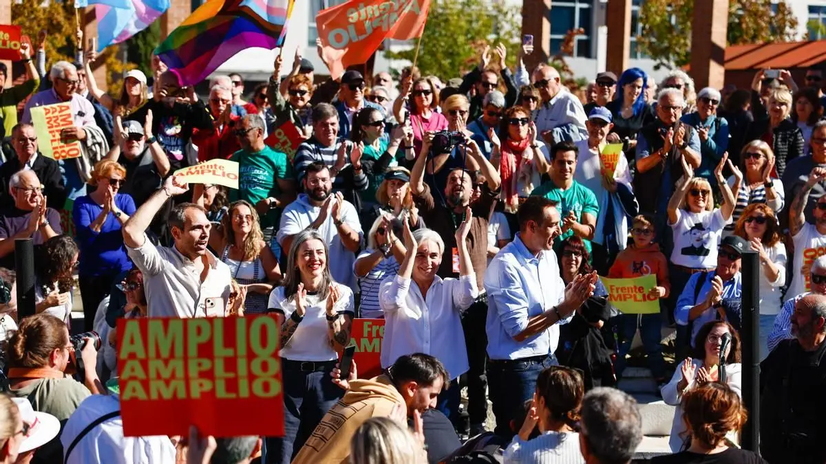 Acto de precampaña que Frente Amplio