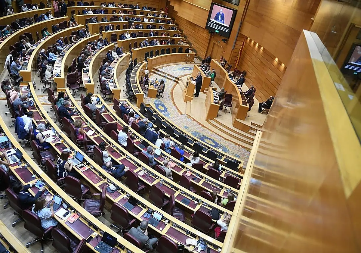 Vista general de un pleno del Senado en foto de archivo. Vista general de un pleno del Senado en foto de archivo. (Fernando S