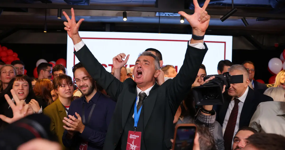 La Lista de Estudiantes gana las elecciones de Serbia y desbanca a Vucic