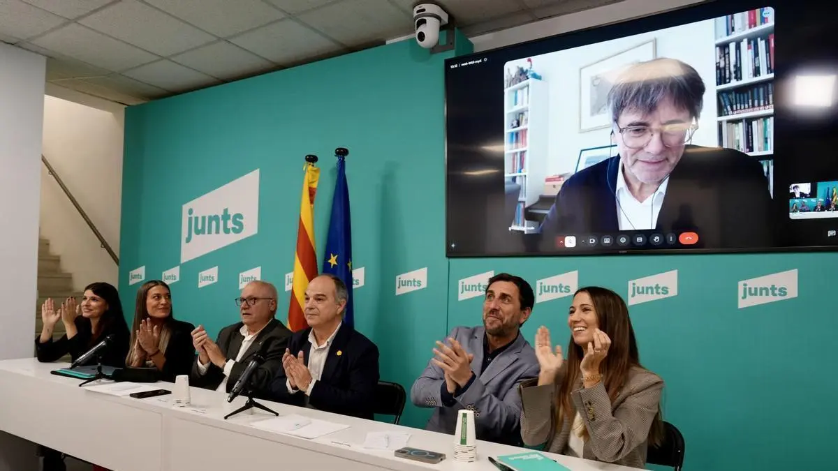 Puig y Comín participan en su primera ejecutiva de Junts tras regresar a Catalunya