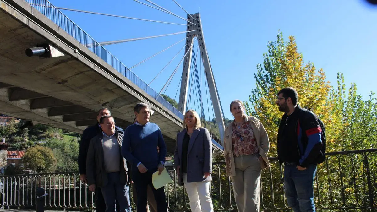 El PP urge al Principado a reparar el puente del Corredor del Nalón en Sama