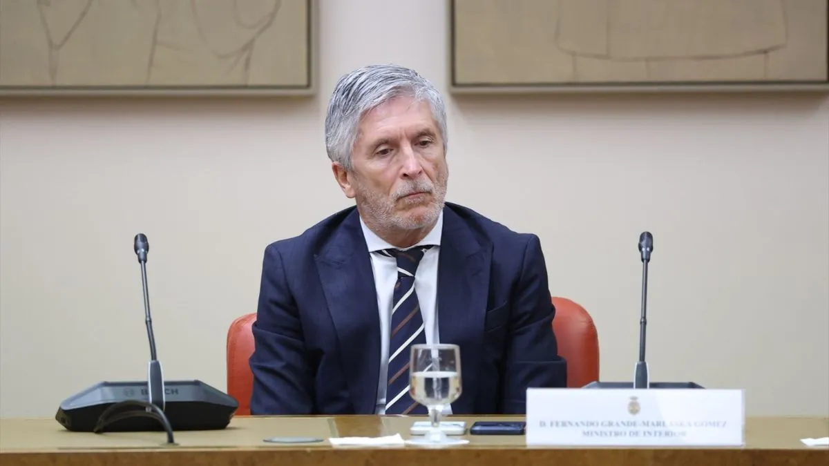 Las víctimas del terrorismo ven «oscurantismo» en la reforma de las indemnizaciones El ministro del Interior, Fernando Grande