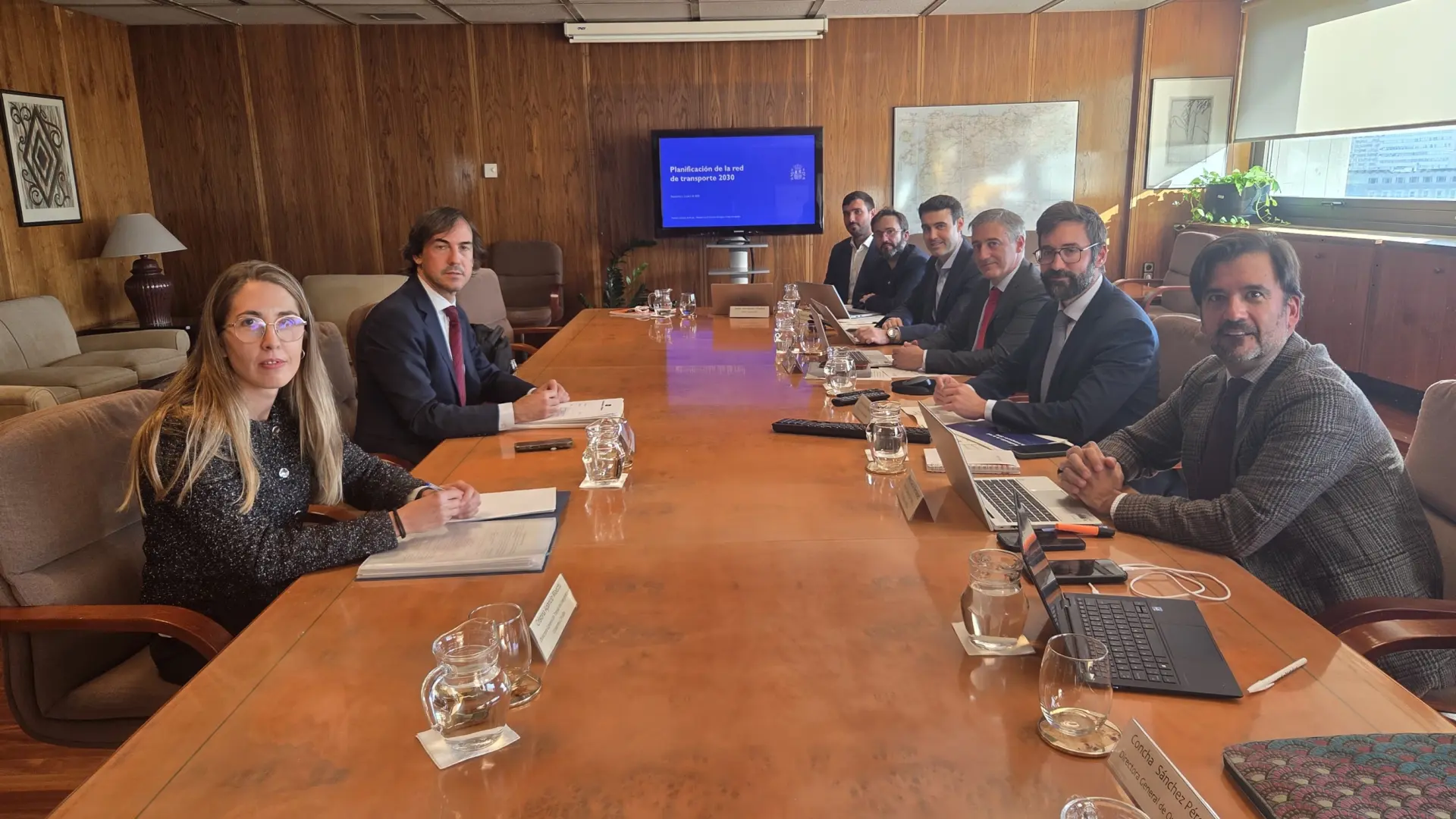 Reunión entre el secretario de Estado de Energía, Joan Groizard, y el viceconsejero madrileño de Medio Ambiente, Agricultura