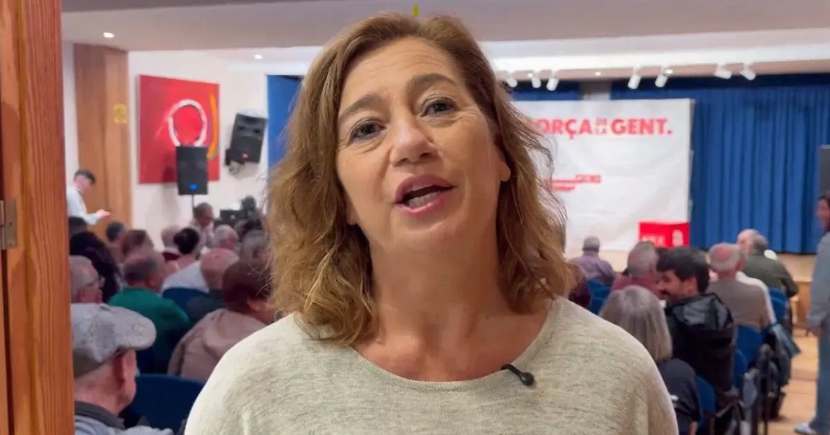 Armengol acusa al PP de entregarse a la extrema derecha tras su pacto con Vox para el Senado en Baleares