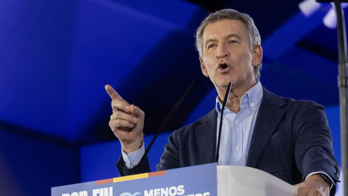 Feijóo asegura que disolvería la acampada de Sol por falta de salubridad
