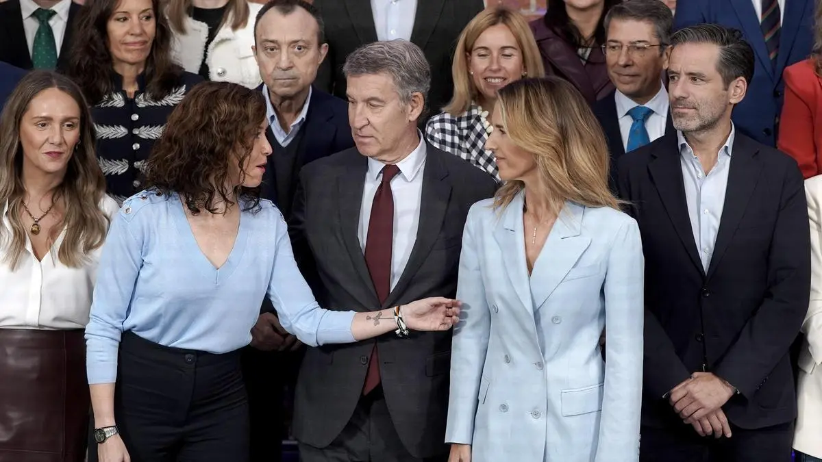 Alberto Núñez Feijóo presenta lista electoral en Madrid con Ayuso y Álvarez de Toledo