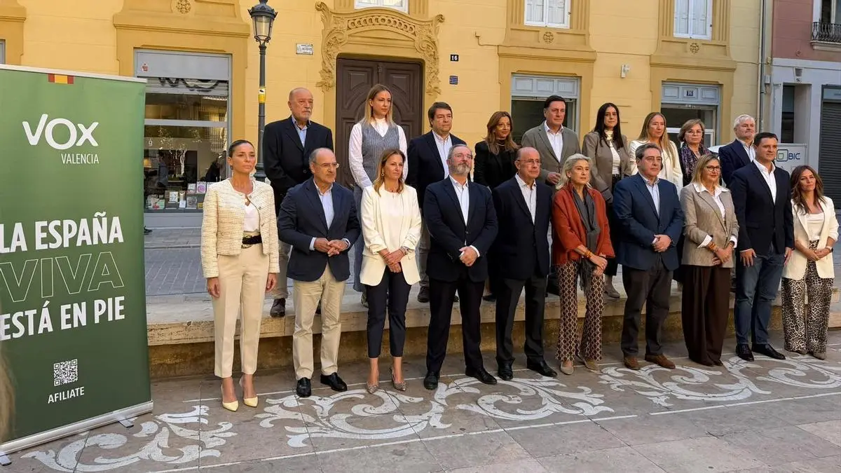 Vox lleva de número dos por Valencia y Alicante a dos diputadas de Les Corts y Gil Lázaro avisa de renuncias tras el 29-N