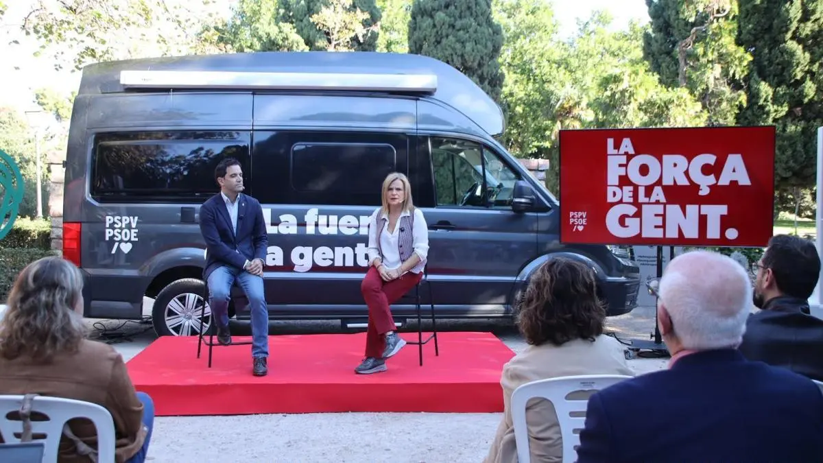 PP, PSPV y Vox escenifican el guion de su campaña en Valencia