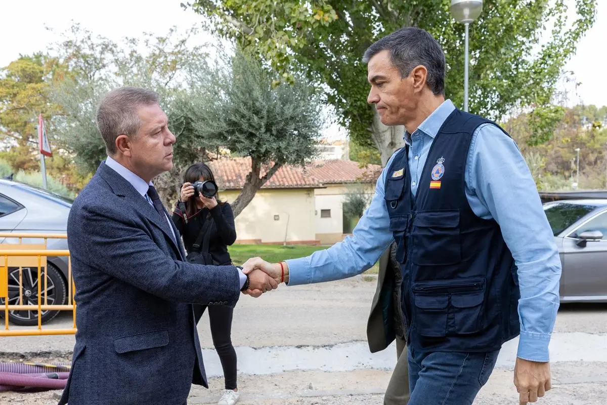 Accidente.- Sánchez llega al CECOPI de Toledo junto a Marlaska pero sin Puente, que comparece en Madrid a las 11.30