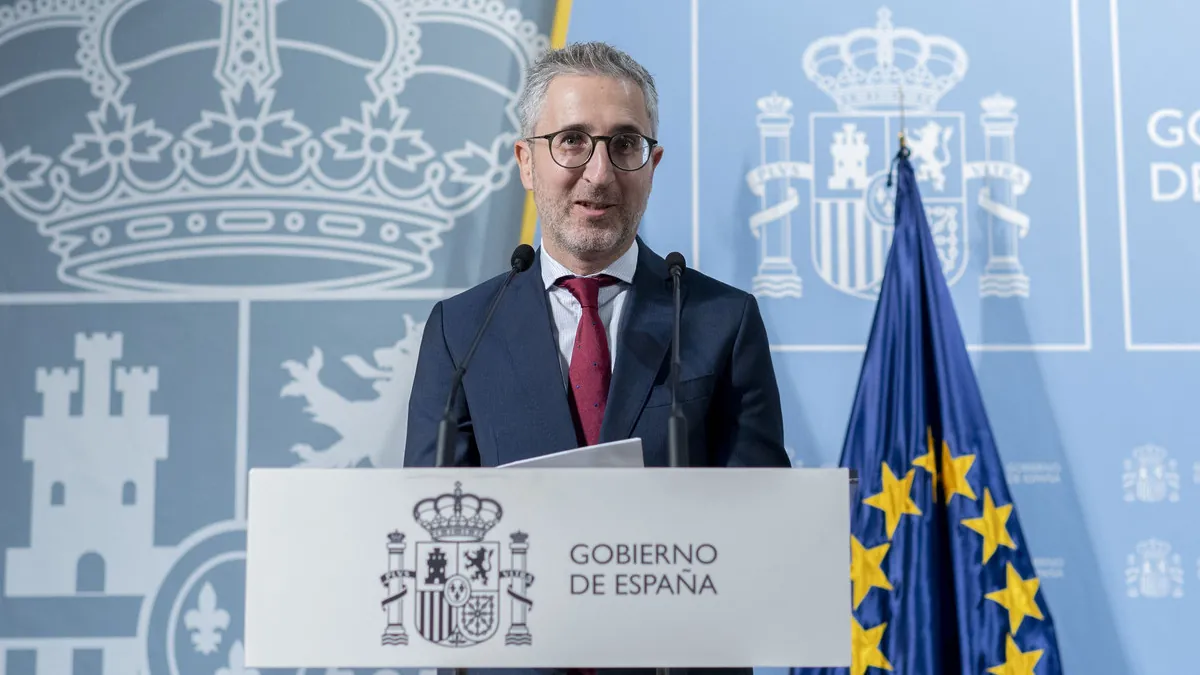 El déficit público de España se dispara un 7% en el último año Arcadi España, ministro de Hacienda, en una imagen de archivo.