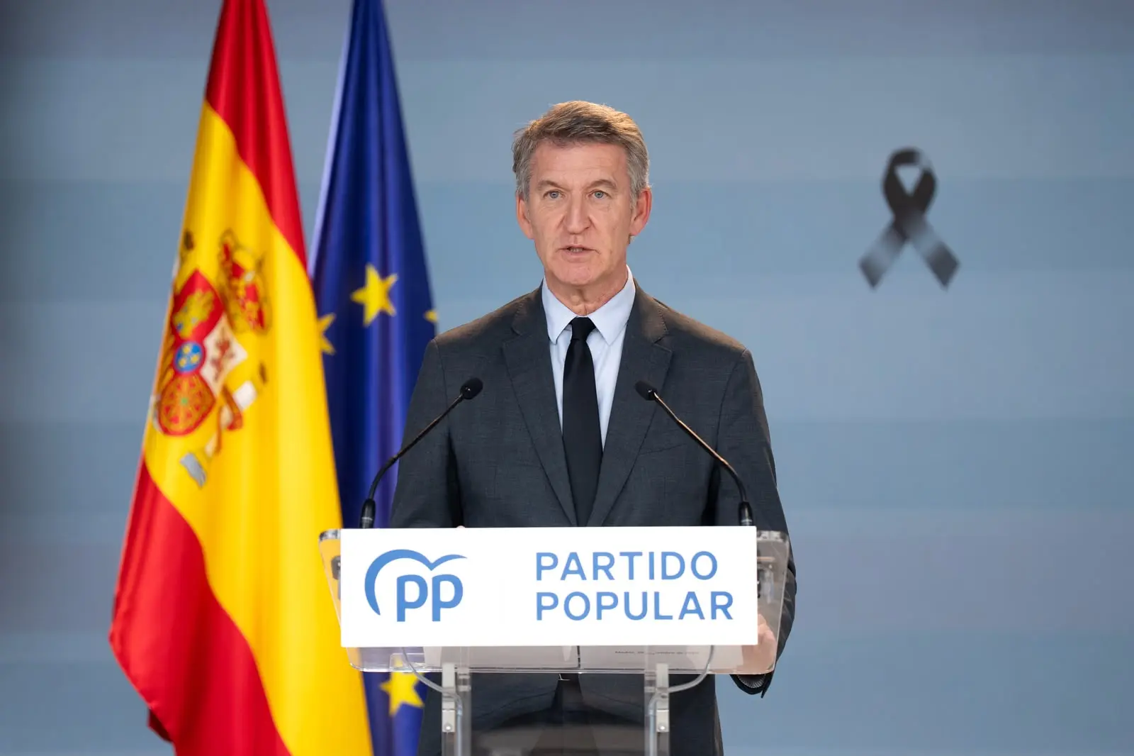 El presidente del PP, Alberto Núñez Feijóo, este miércoles El presidente del PP, Alberto Núñez Feijóo PP/Diego Puerta